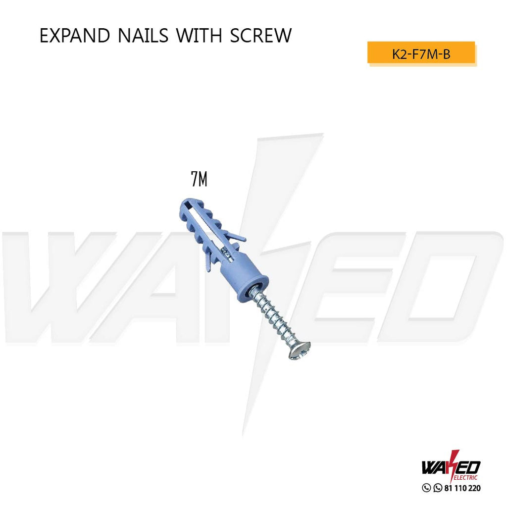 Expand Nails With Screw - 7m