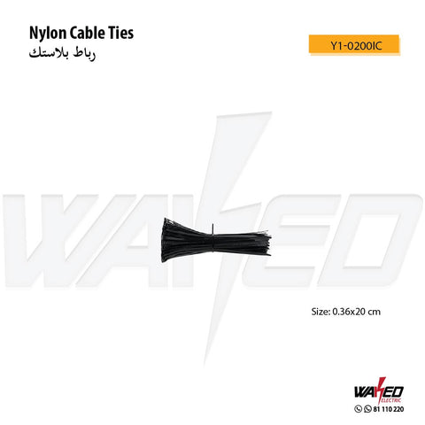 Nylon Cable Ties - 20CM - Black & White