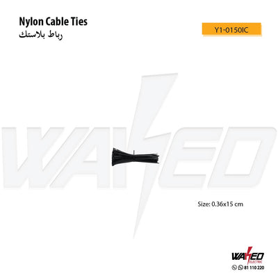 Nylon Cable Ties - 15CM - Black & White