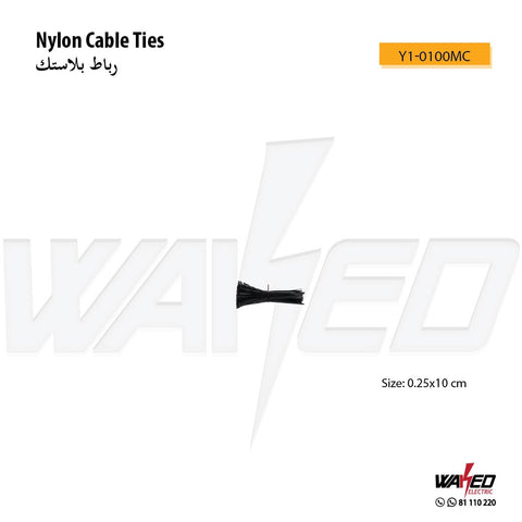 Nylon Cable Ties - 10CM - Black & White