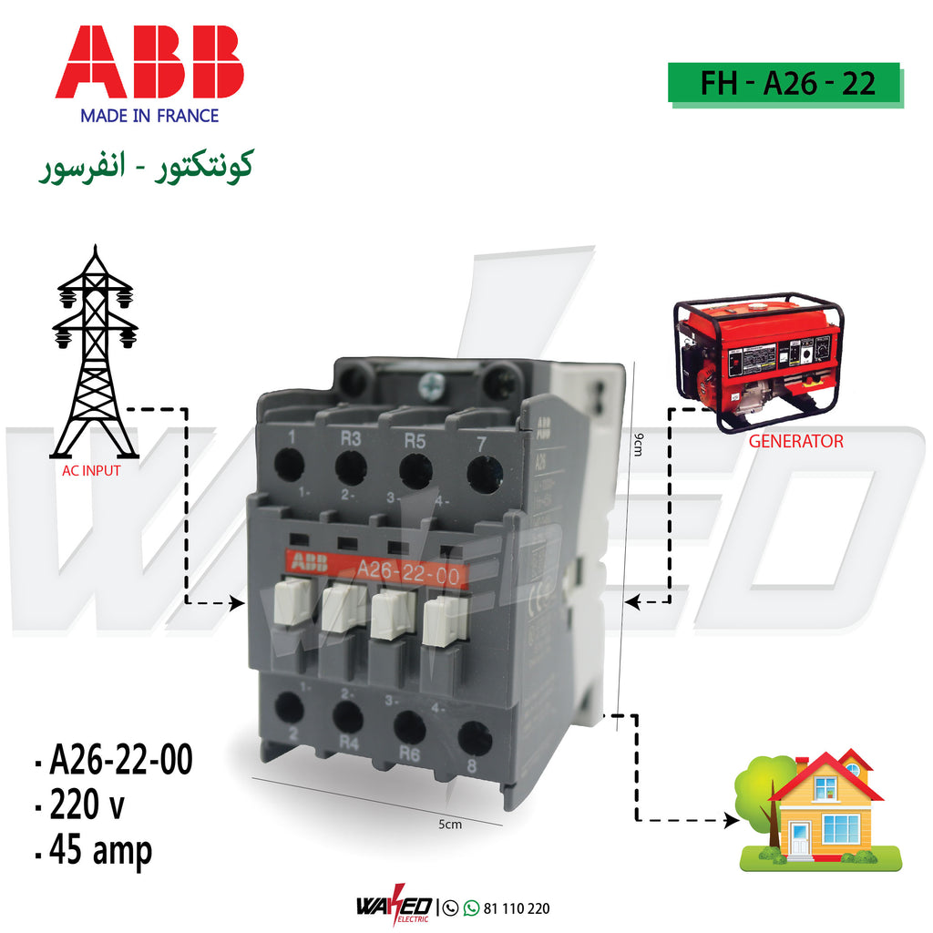 Contactor -45A - ABB