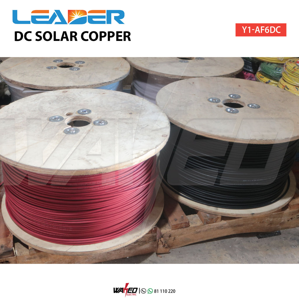 DC Solar Cable Copper - Double Insulate - 1X6mm
