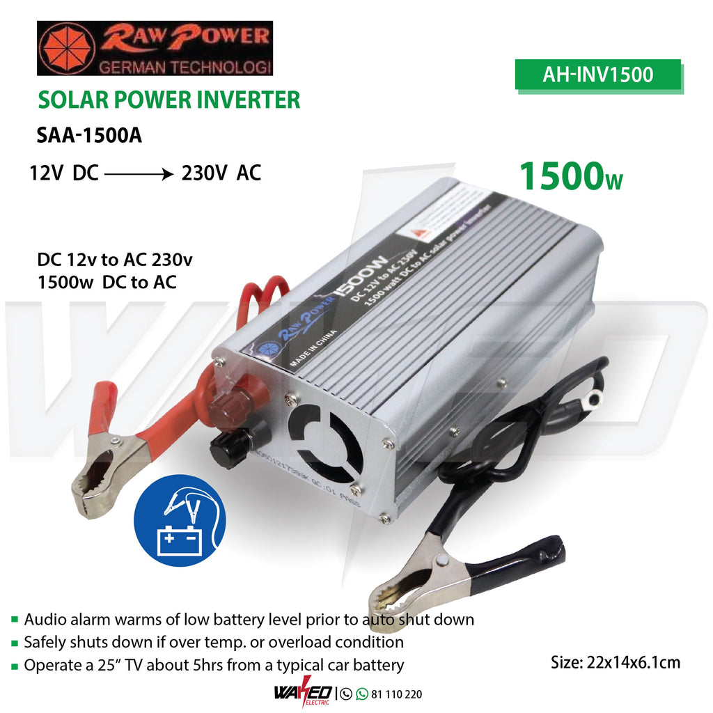 Solar Power Inverter - 1500W