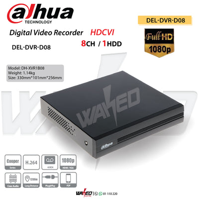 nvr 8 Channel Penta-brid 1080/720P Cooper 1U Digital Video Recorder