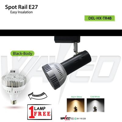 Rail Spot Light - E27 - White - N.General White