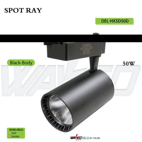 Rail Spot Light - Black - 50W - N.General