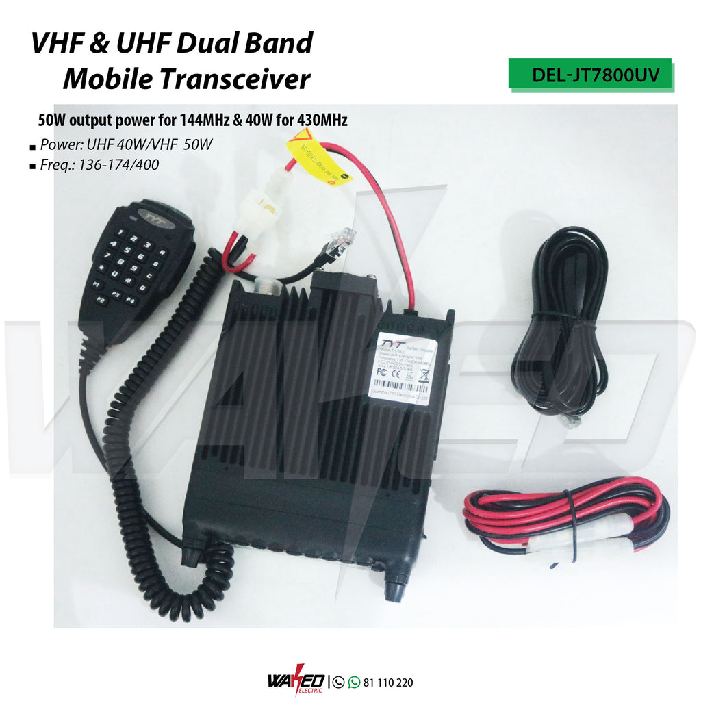 VHF&UHF Dual Band Mobile Transceiver