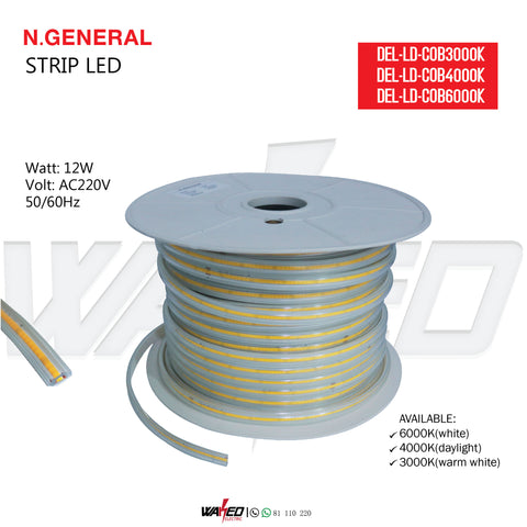 Strip Led - COB - 220V 0.5M/CUT