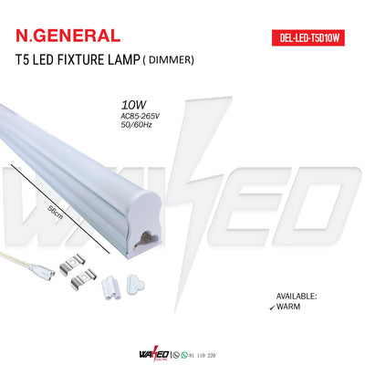 LED FIXTURE LAMP -DIMMER 10W T5  - N.GENERAL
