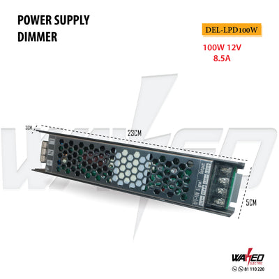 Power Supply Dimmer-100W-12V-8.5A