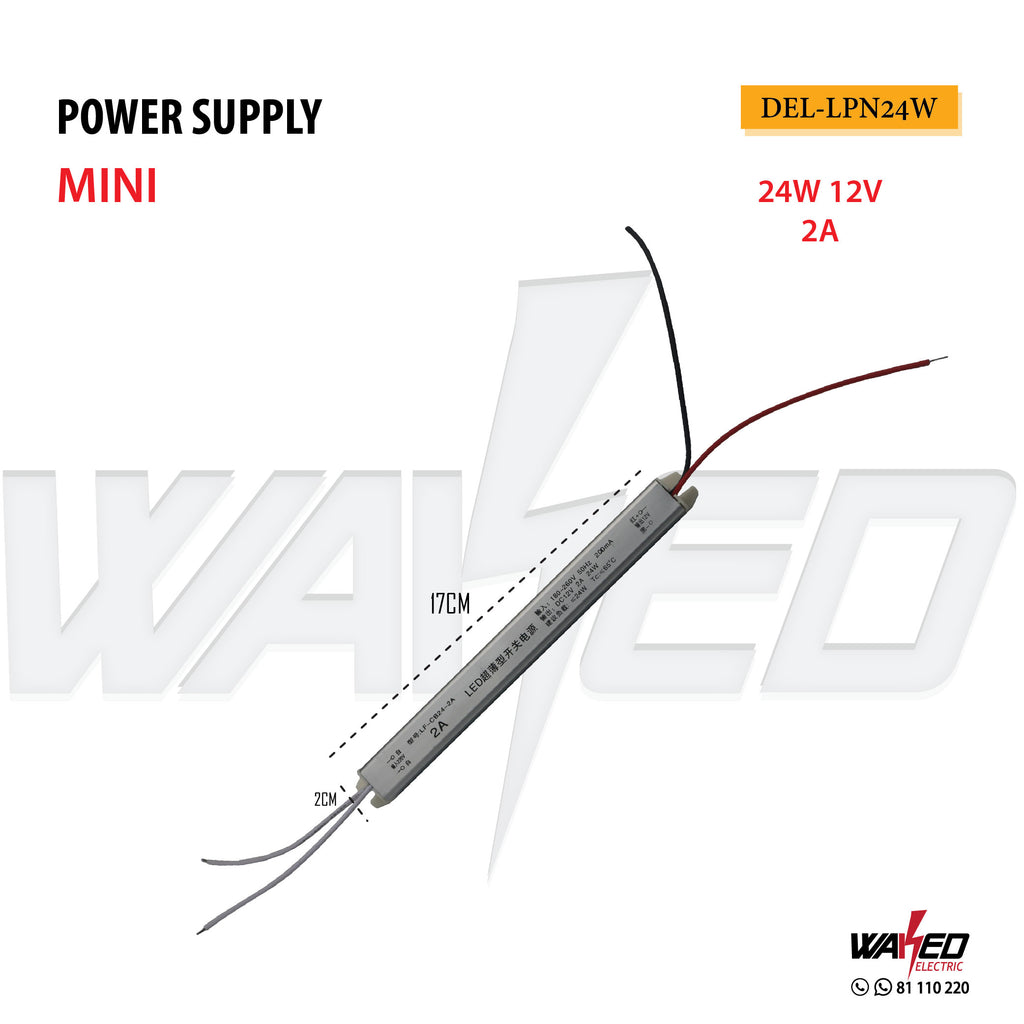 Power Supply Slim-24W-12V-2A