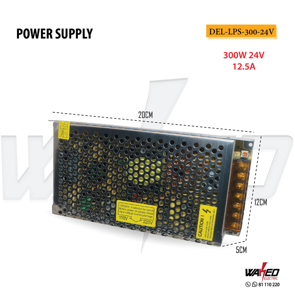 Power Supply-300W-24V-12.5A