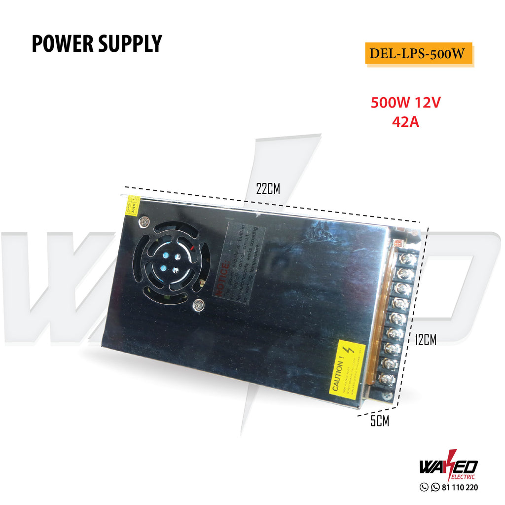 Power Supply-500W-12V-42A