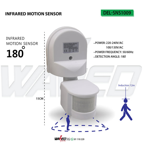 Infra Red Motion Sensor – Waked Electric