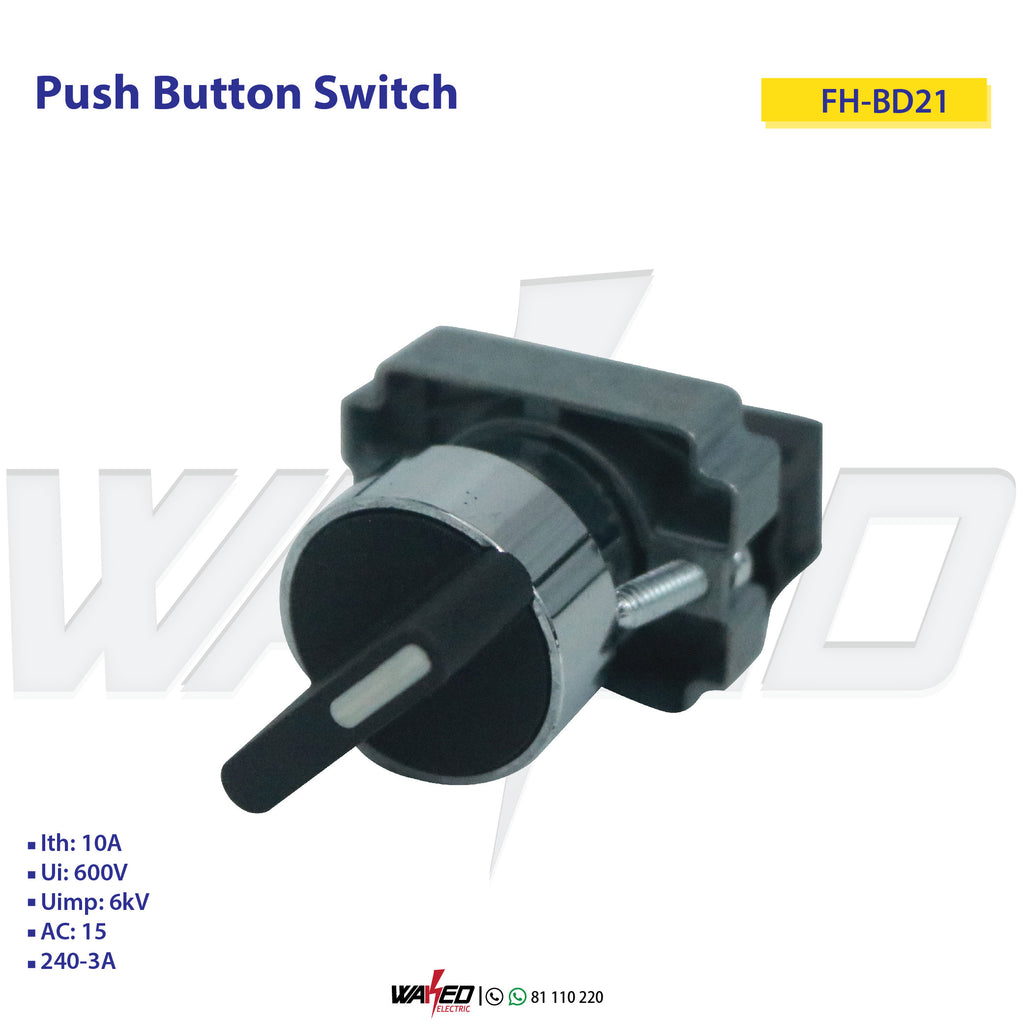 Push Button Switch - 10A - Key