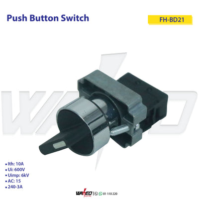 Push Button Switch - 10A - Key