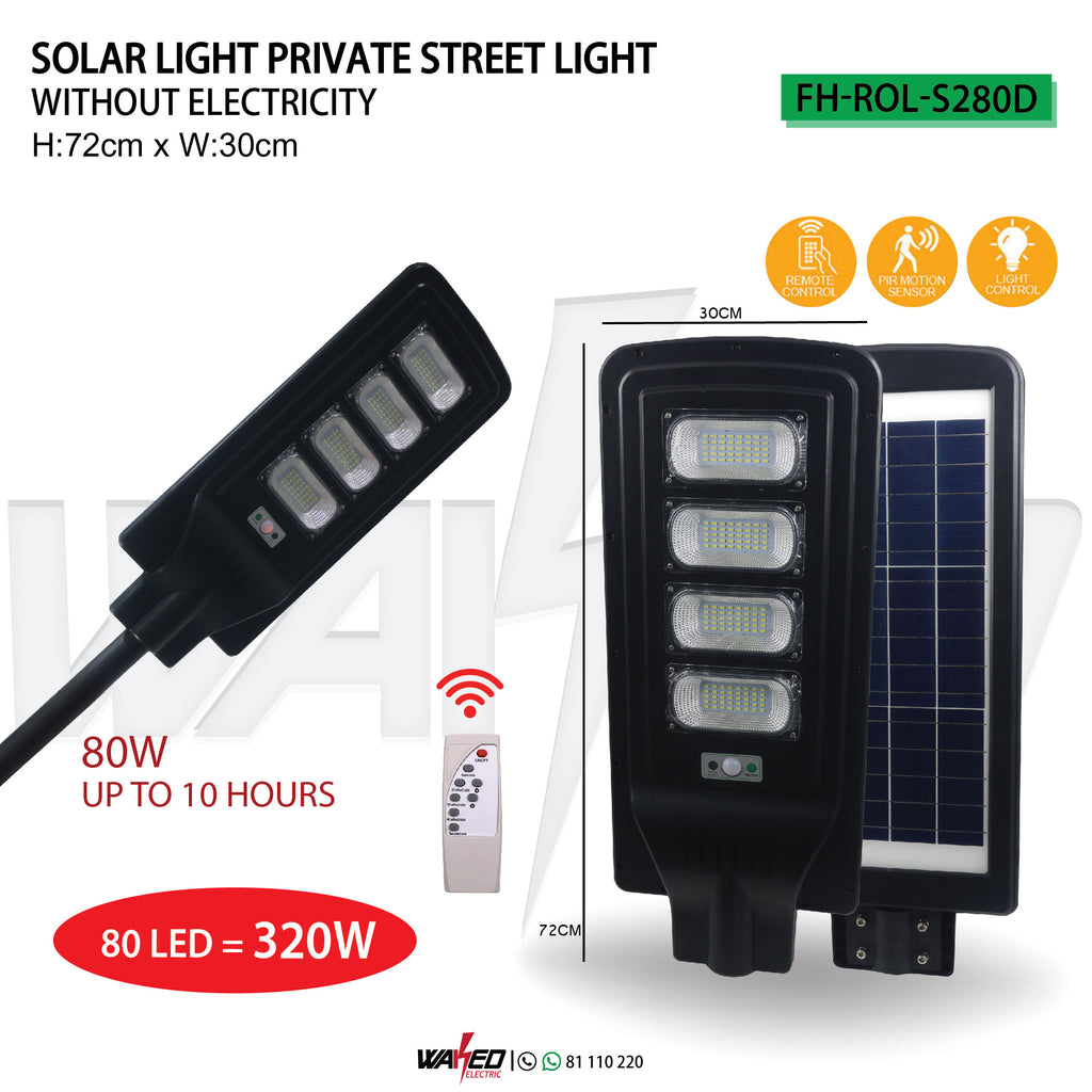 Solar Street Light - 80W