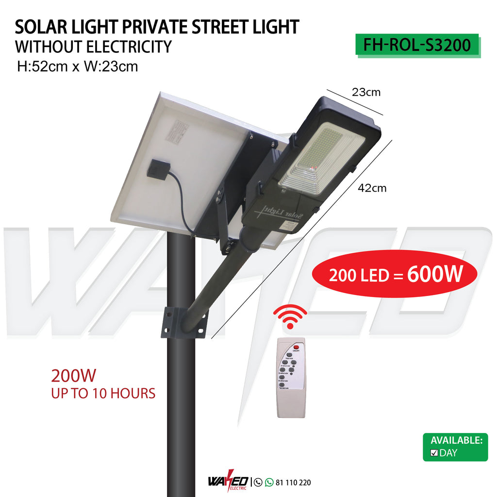 Solar Street Light - 200W