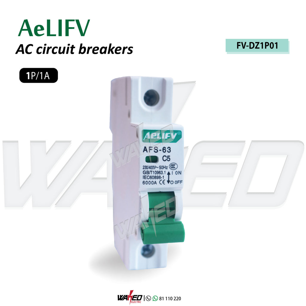 circuit Breaker - 1P AC - AeLIFV
