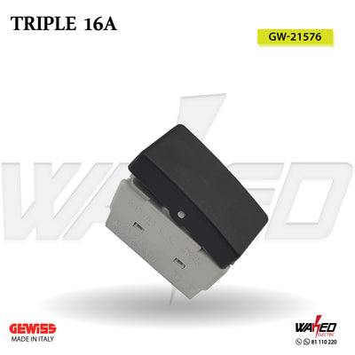 triple Switch black 16A