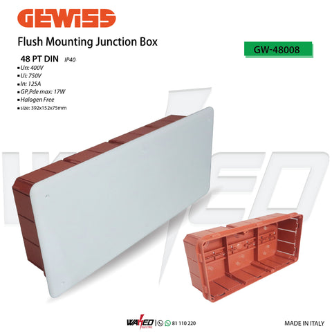 Flush Mounting Junction Box - GEWISS