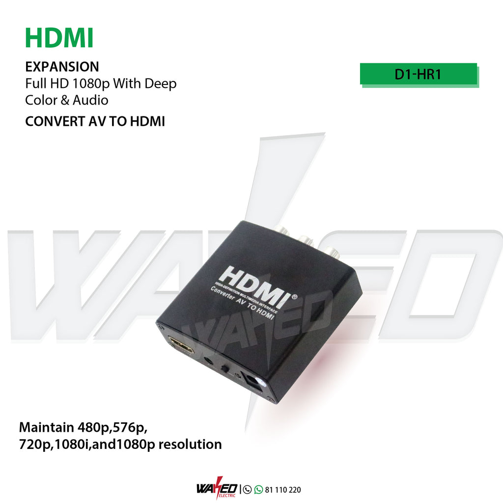 Converter From AV To HDMI
