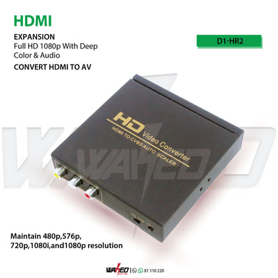 Converter From AV To HDMI