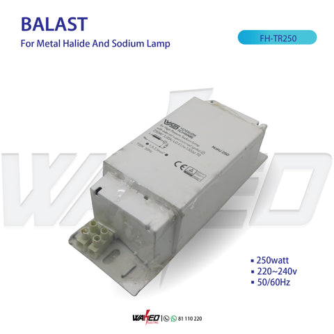 ballast - For Metal Halide and Sodium Lamp - 250W