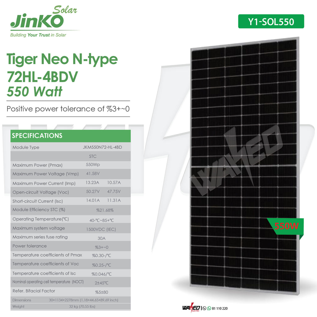Solar Panel - 550W - JINKO