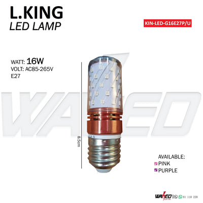 LED LAMP - 16W E27 - L.KING