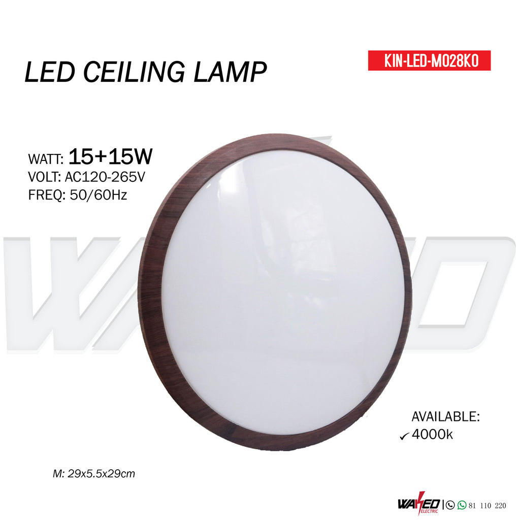 Led Ceiling Lamp  - Brown