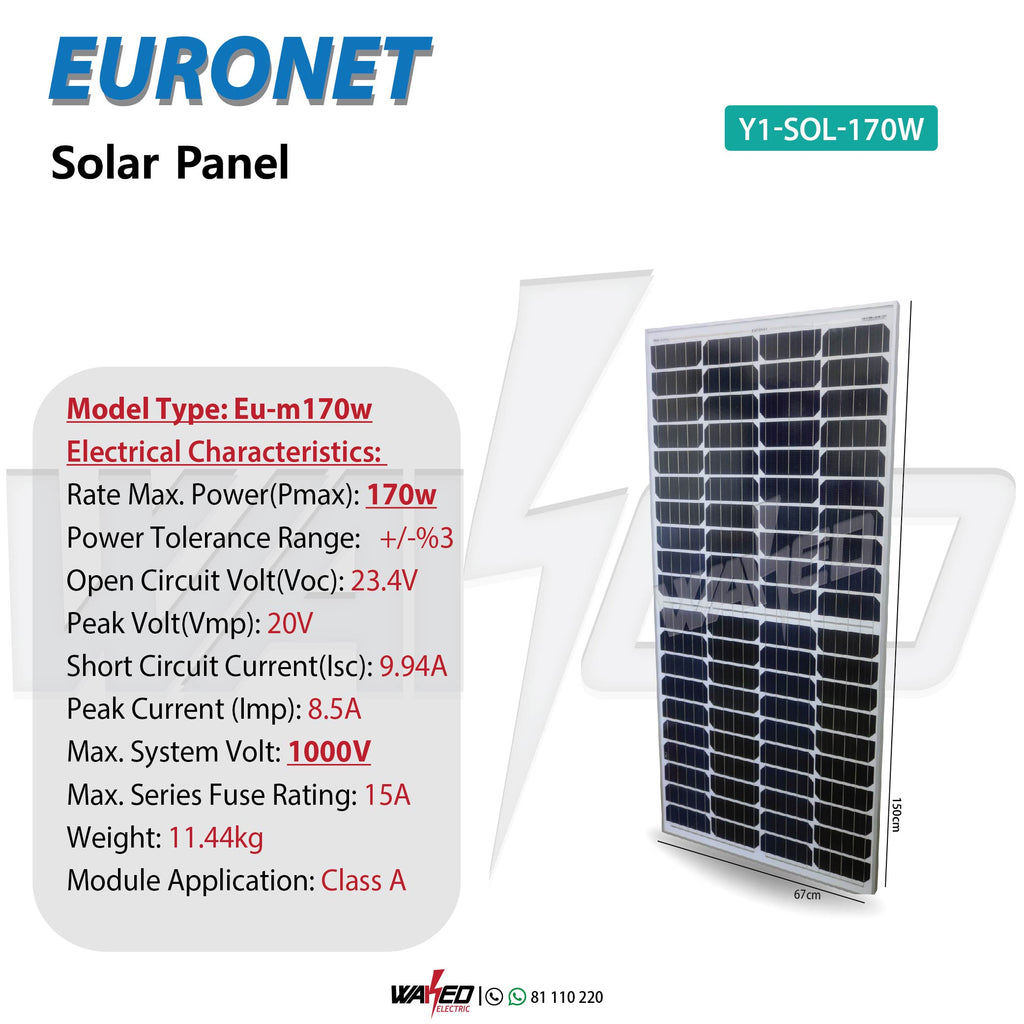 Solar Panel - 170W - EURONET