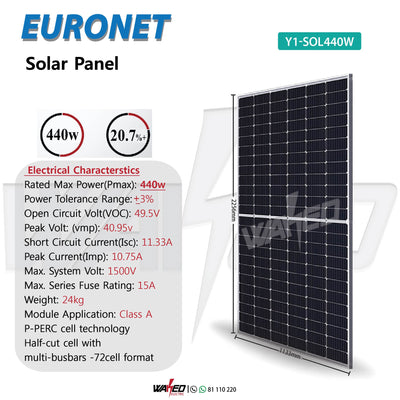 Solar Panel - 440W - EURONET