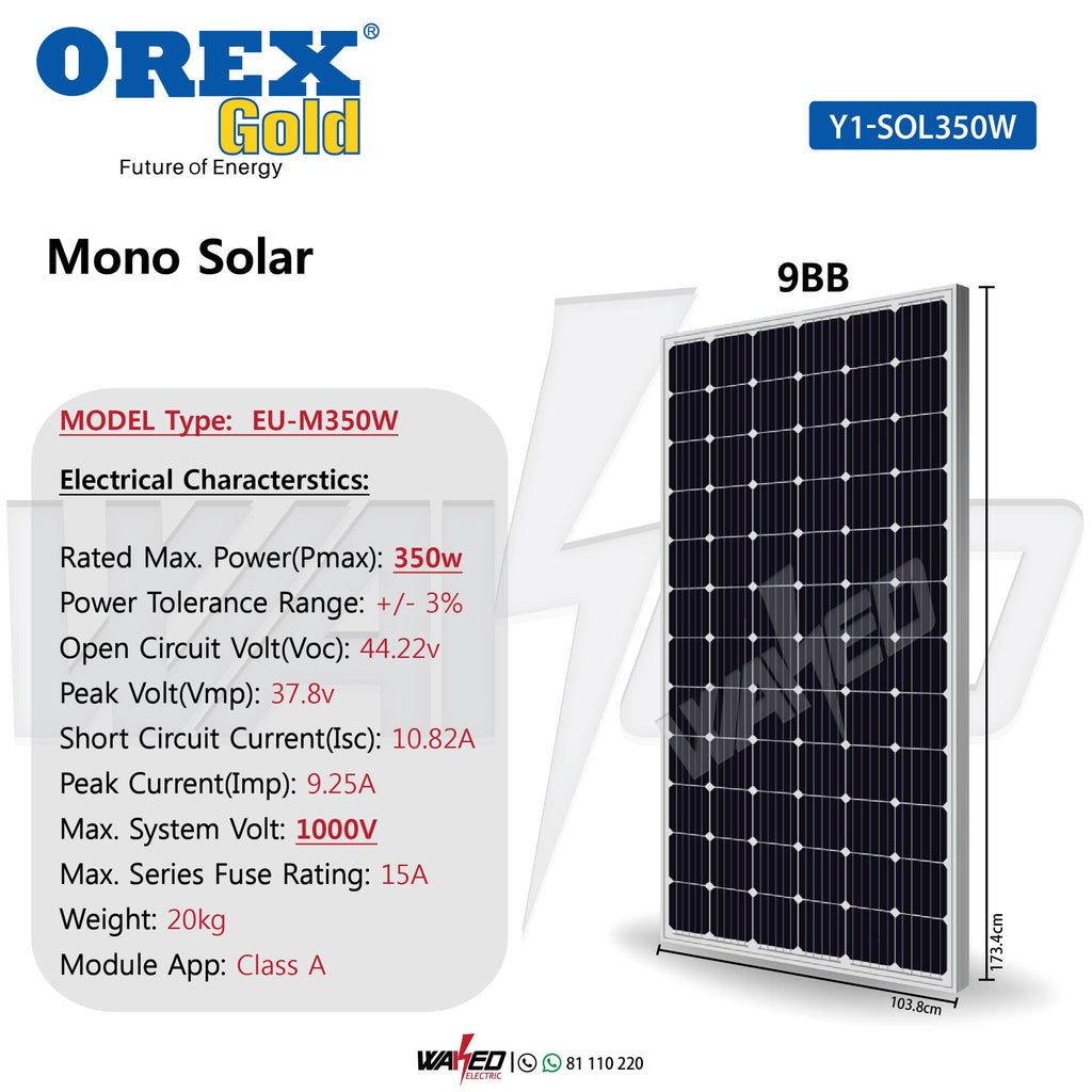 Solar Panel - 350W - OREX