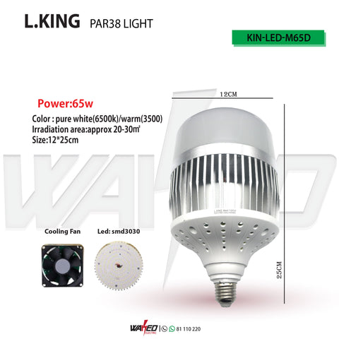 Led Lamp with Cooling Fan - L.King