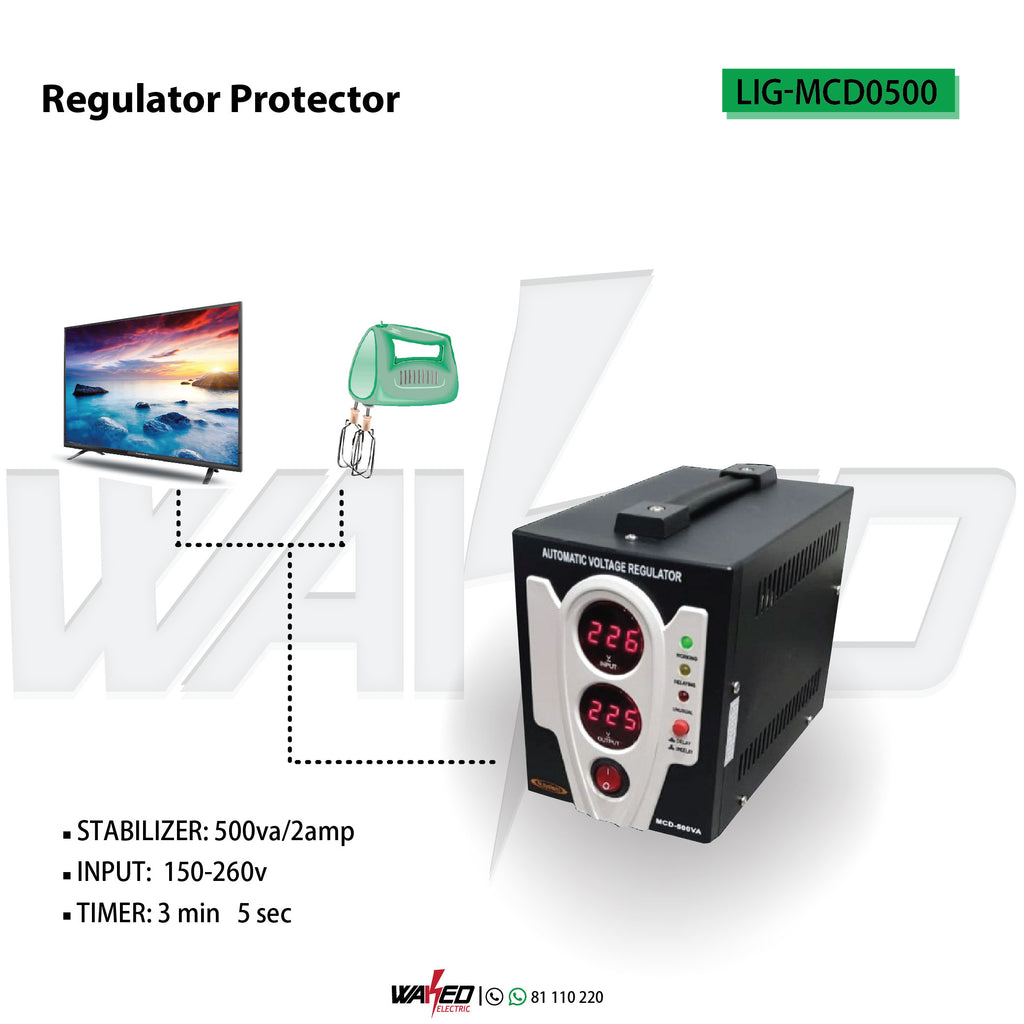 stabilizer Voltage Regulator - 500VA