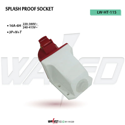 Splash Proof Socket - 16A