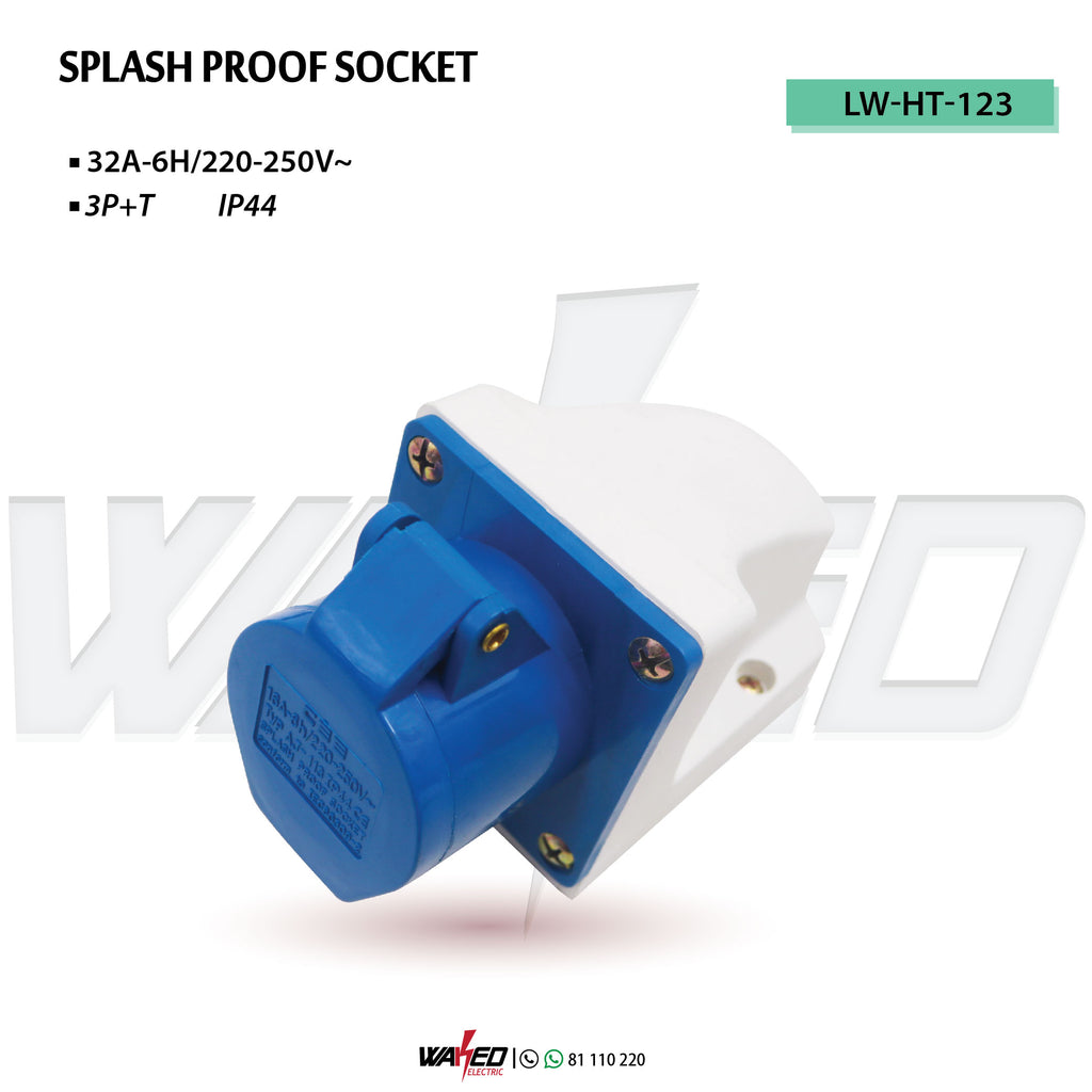 Splash Proof Socket - 32A