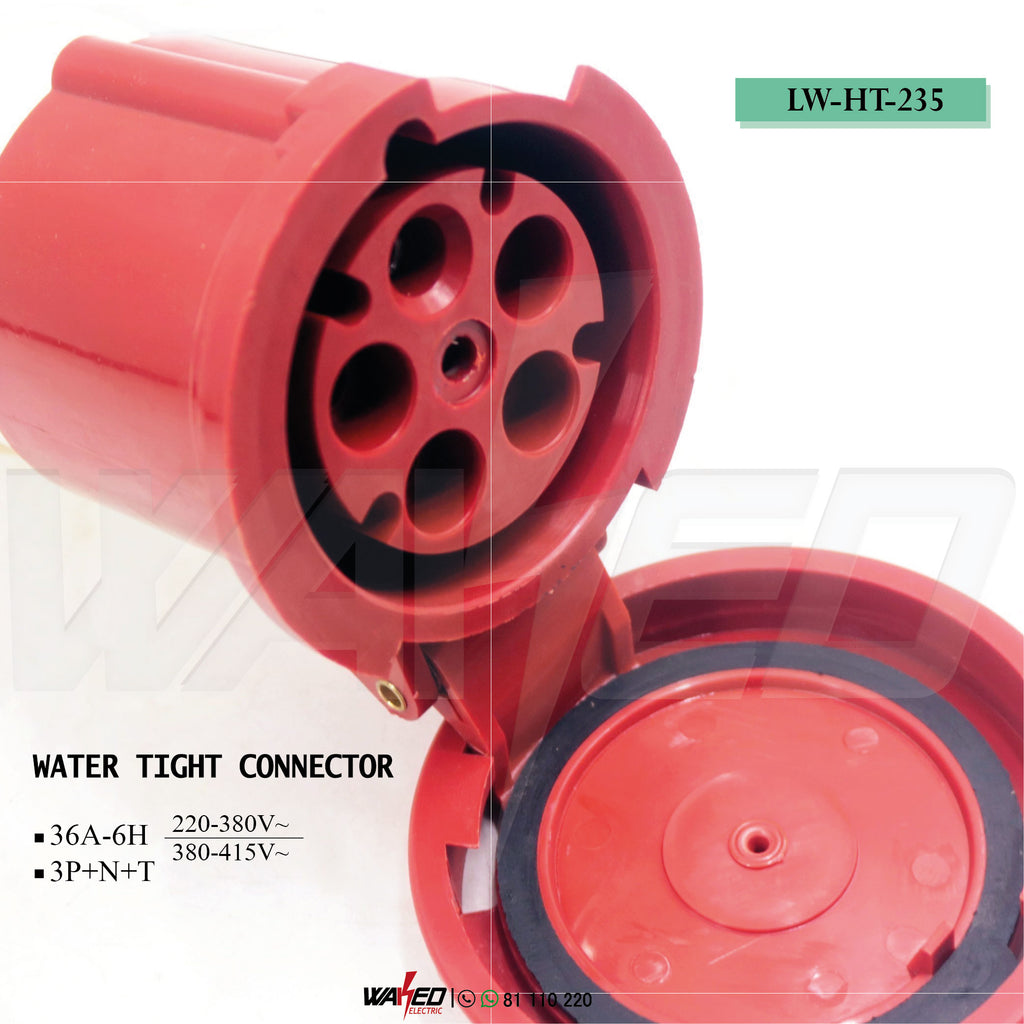 Rcp Plug Water Tight Connector - 36A – Waked Electric