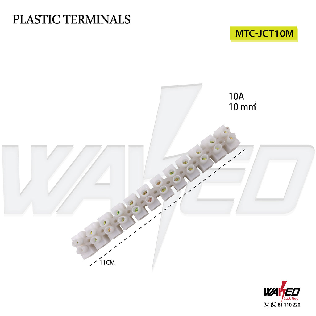 Plastic Terminals - 10A/10mm²