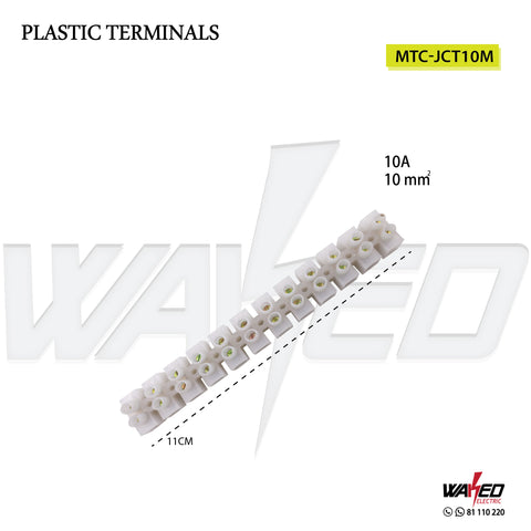 Plastic Terminals - 10A/10mm²
