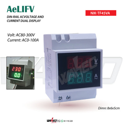 Digital Meter AC - VOLT-AMP - With Coil