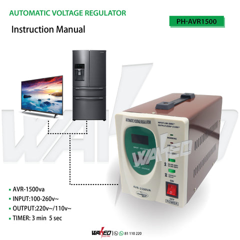 stabilizer Voltage Regulator - 1500VA