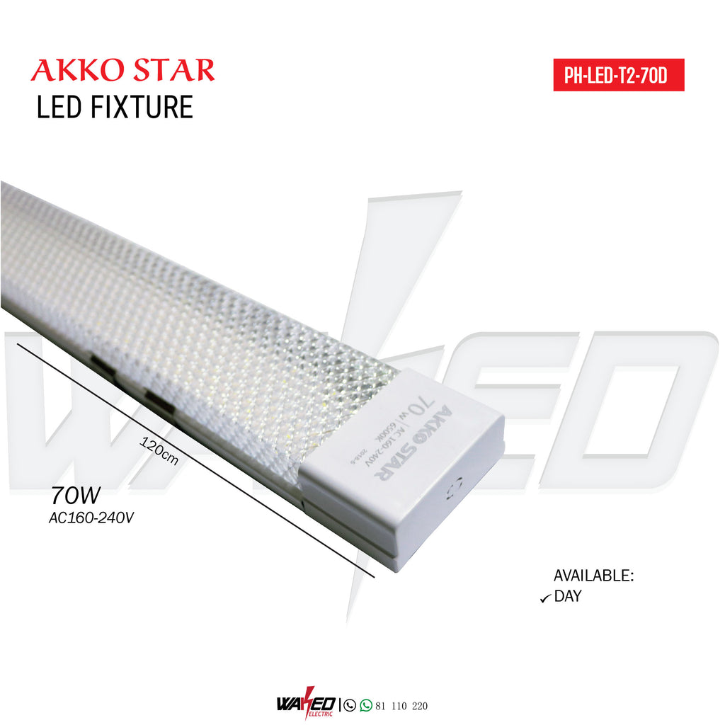 Led Fixture - 70w - 120cm - AKKO STAR