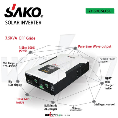 Solar Inverter-3.5 KVA PRO-OFF/GRID-SAKO