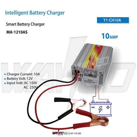 Intelligent Battery Charger - 10A - 12V