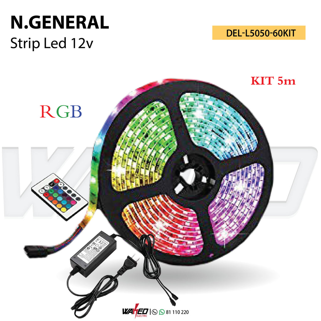 Led Strip Light - 12V-RGB - Kit 5m