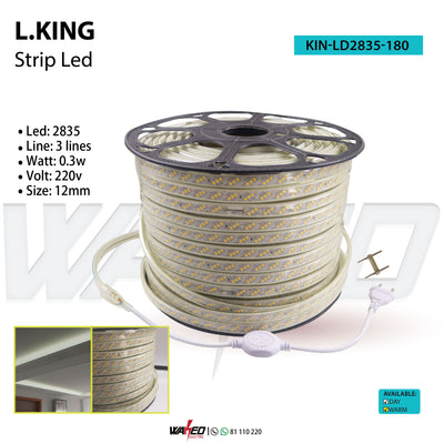 Led Strip Light - 3 Lines 180 Led - L.King