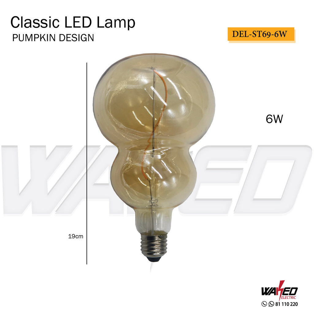Led Filament Lamp - ST69 - 6W