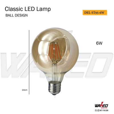 Led Filament Lamp - St95 - 6W